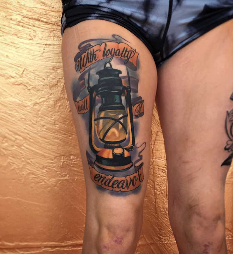 Lantern Tattoo by Branden Noetzel