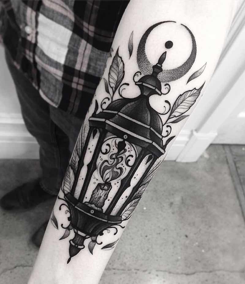 Lantern Tattoo by Franki Tattoo