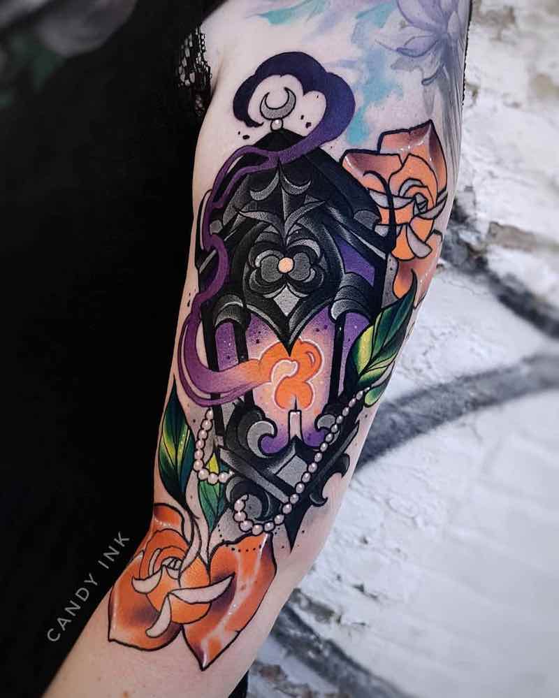 Lantern Tattoo by Laura Konieczna