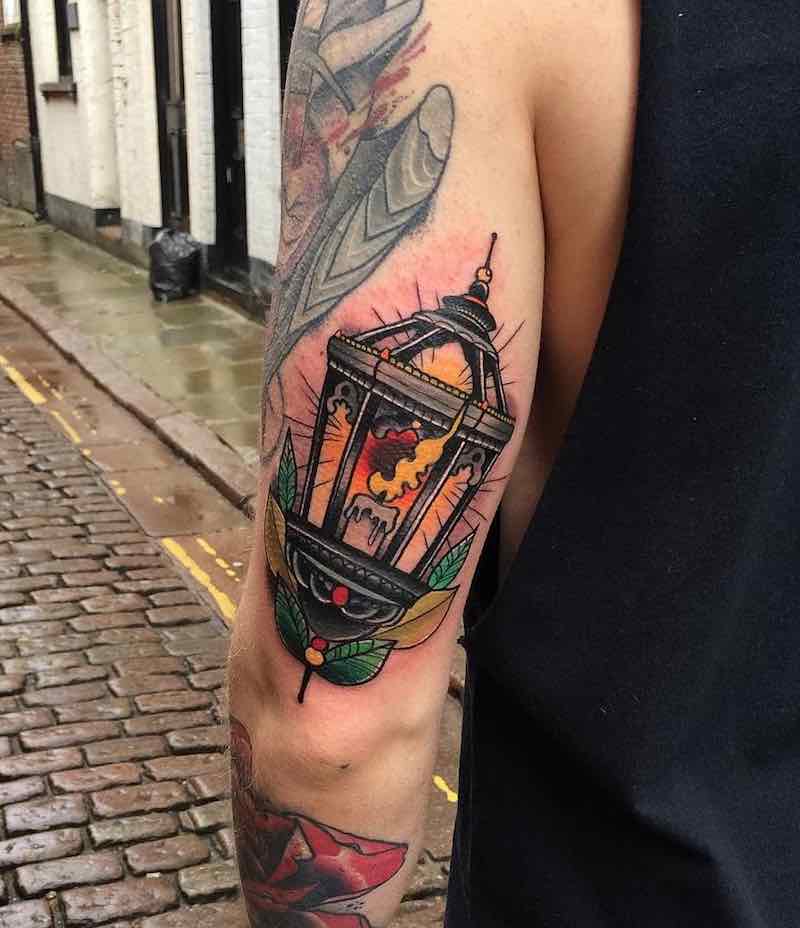 Lantern Tattoo by Matt Webb
