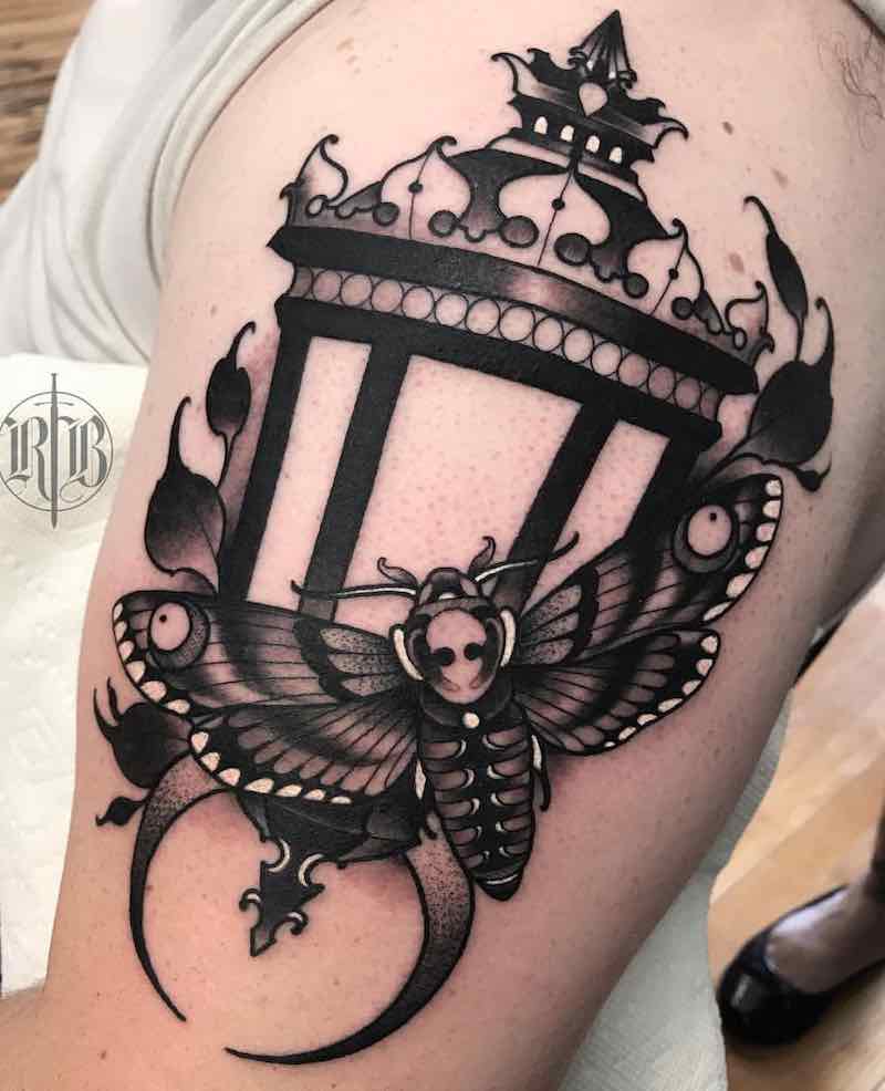 Lantern Tattoo by RB Tattoo