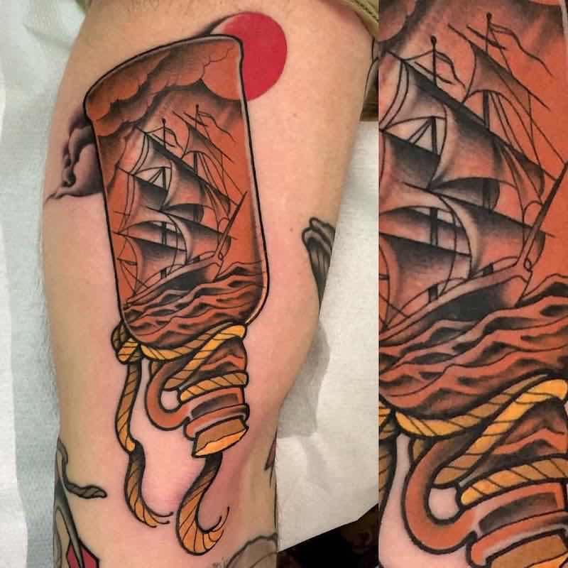 Ship Tattoo 2 by Fulvio Vaccarone