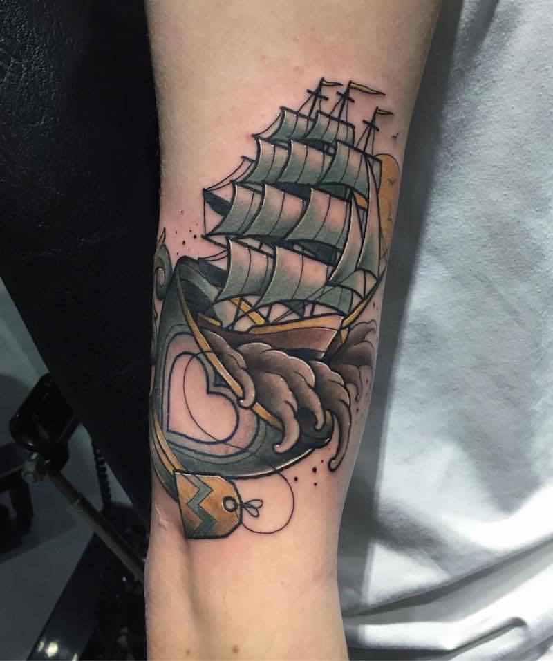 Ship Tattoo 3 by Fraser Peek