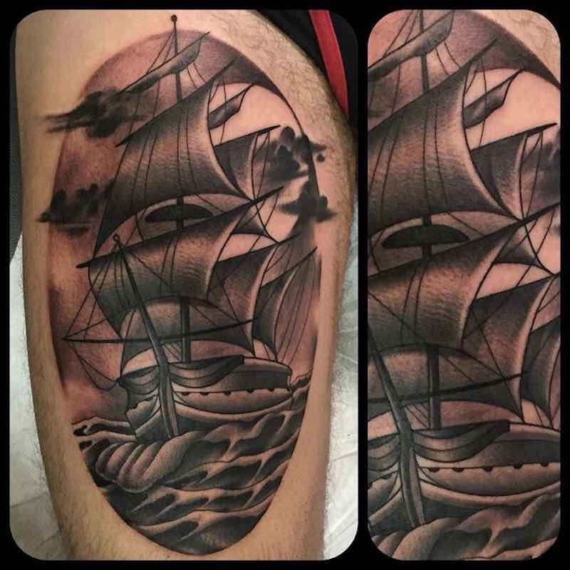 Ship Tattoo 3 by Fulvio Vaccarone