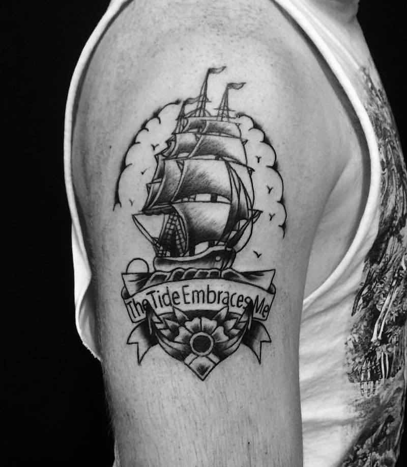 Ship Tattoo by Alexandyr Valentine