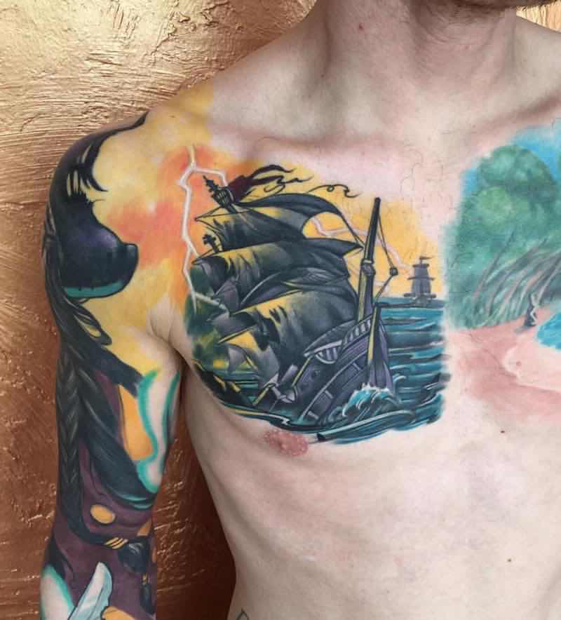 Ship Tattoo by Branden Noetzel