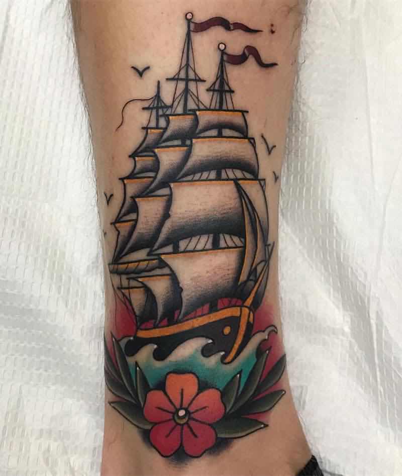 Ship Tattoo by Patrick Whiting