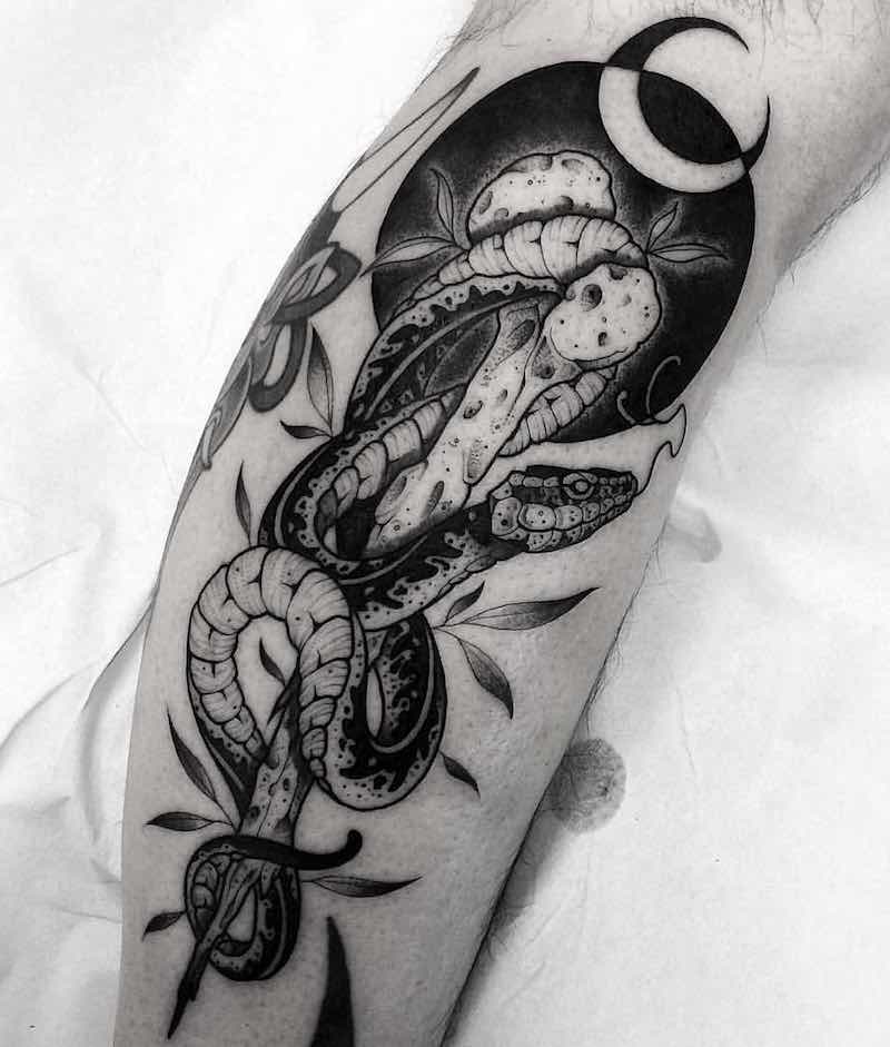 Snake Tattoo 2 by Franki Tattoo
