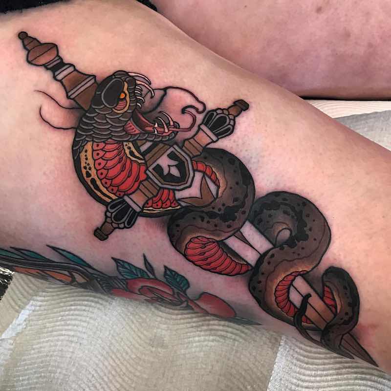 Snake Tattoo 3 by Heath Clifford