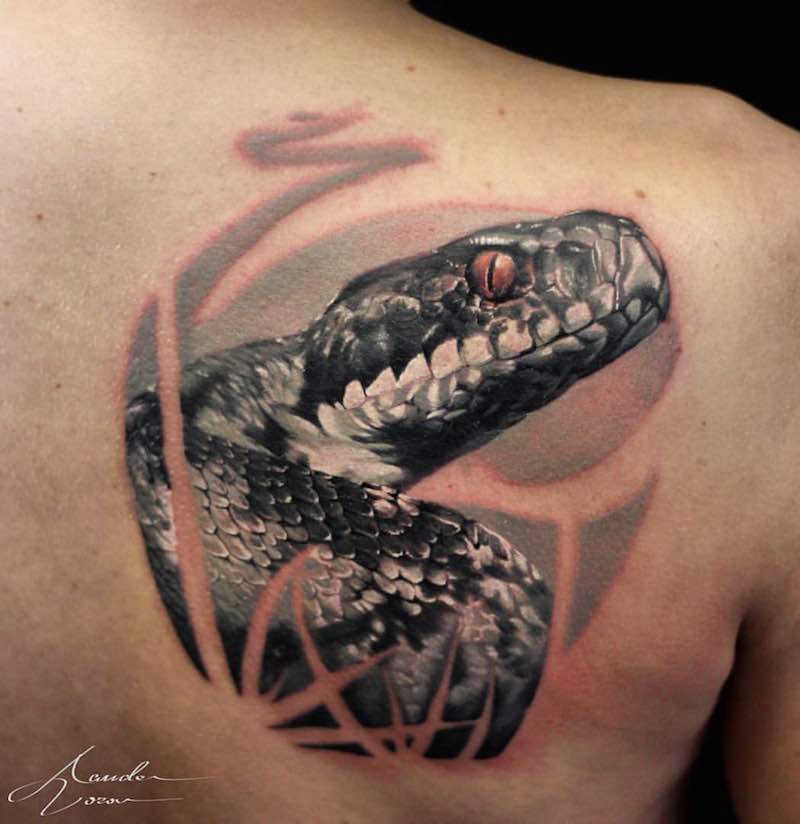 Snake Tattoo by Alexander Voron