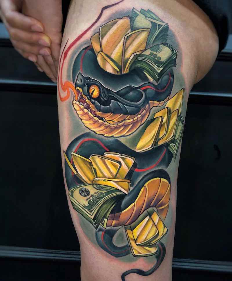 Snake Tattoo by Camoz