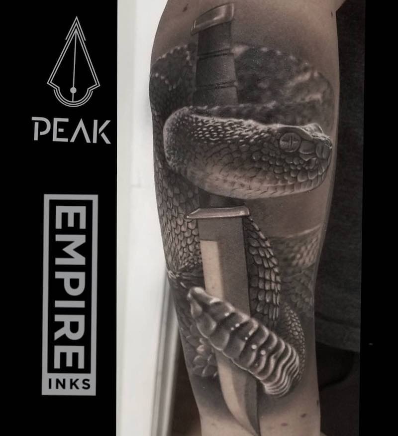 Snake Tattoo by David Vega