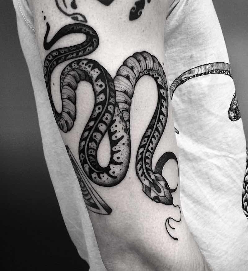 Snake Tattoo by Franki Tattoo