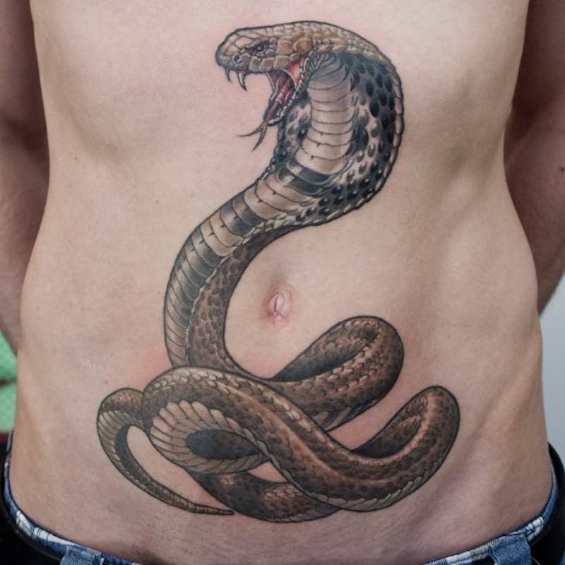 Snake Tattoo by Sonny Superglue