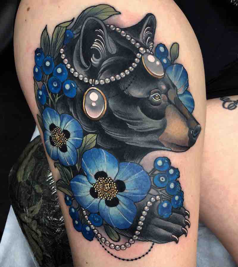 Bear Tattoo 3 by Arielle Gagnon
