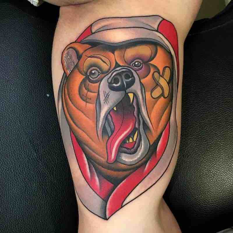 Bear Tattoo by Fulvio Vaccarone