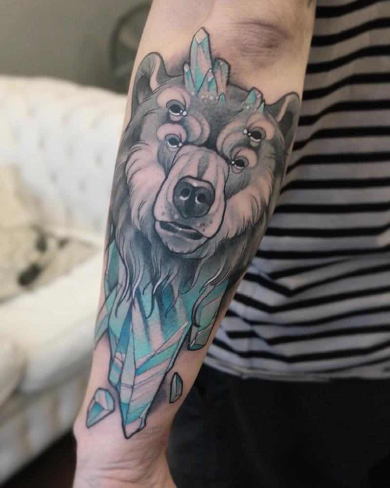 Bear Tattoo by Gianpiero Cavaliere