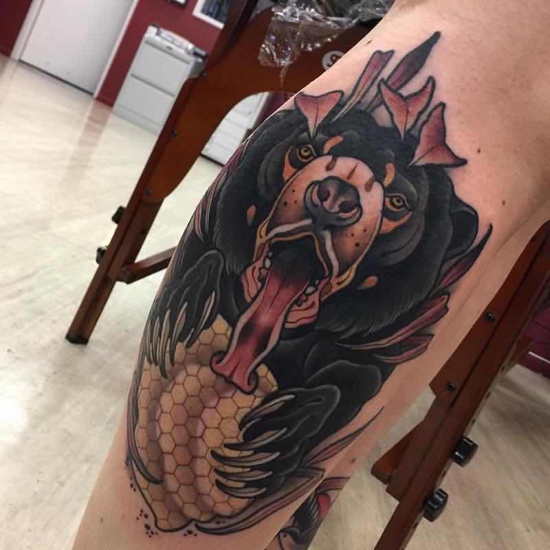 Bear Tattoo by Heath Clifford