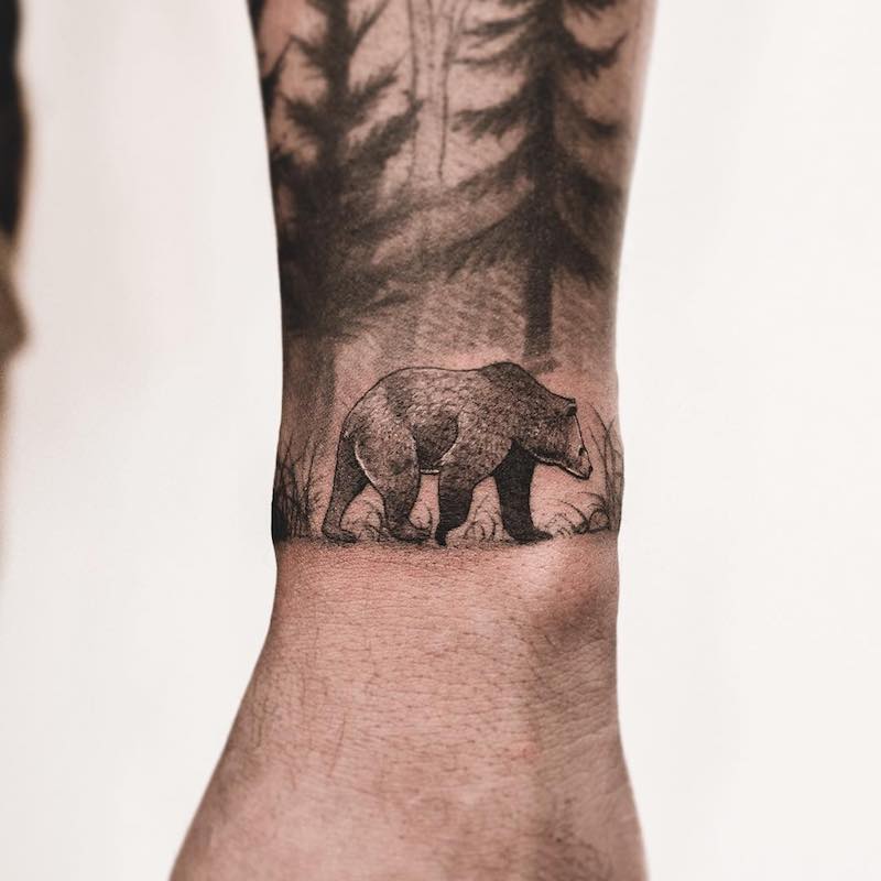 Bear Tattoo by Lesheer