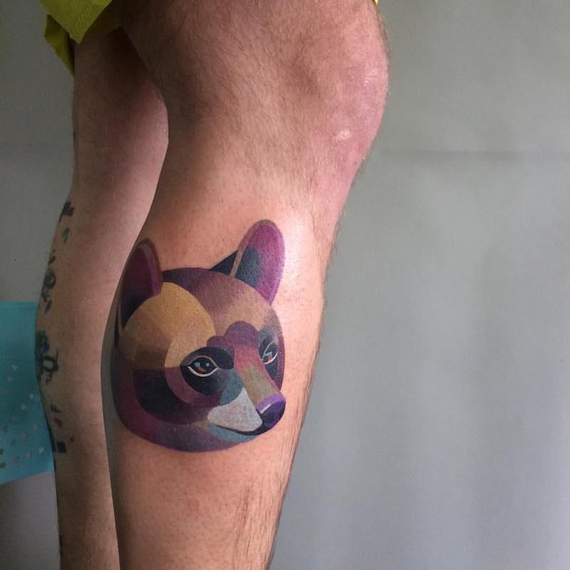 Bear Tattoo by Sasha Unisex