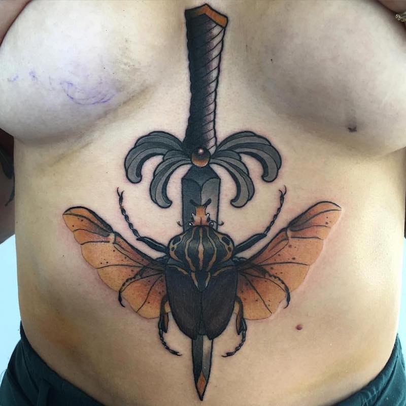 Beetle Tattoo 3 by Heath Clifford