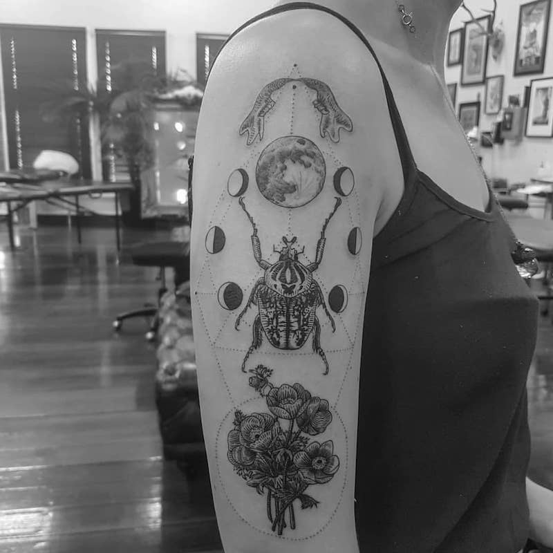 Beetle Tattoo by Alexandyr Valentine