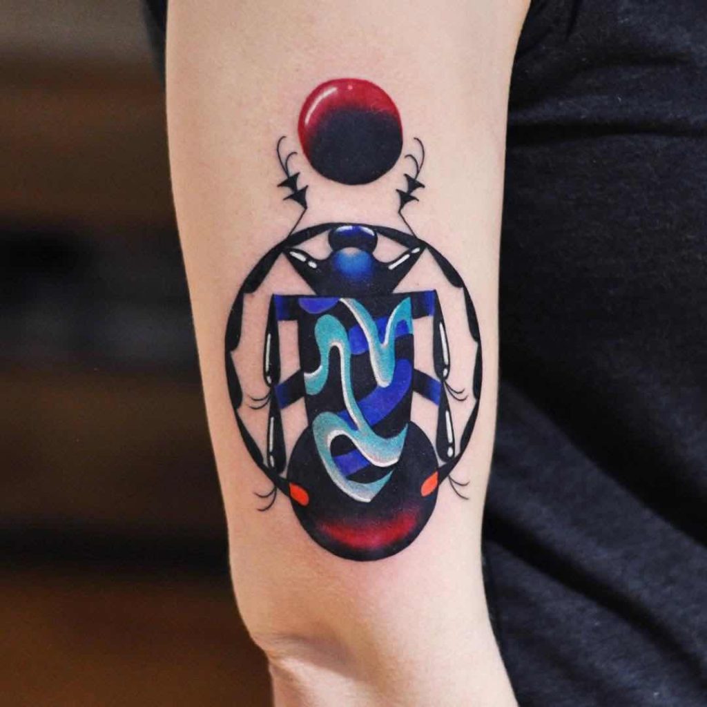 Beetle Tattoo by David Peyote