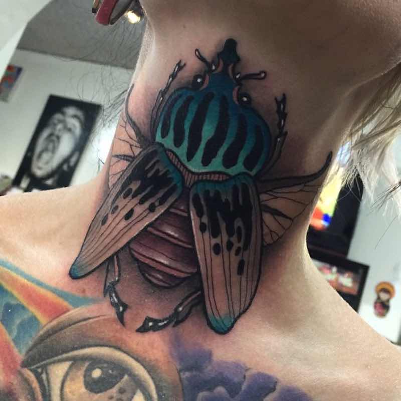 Beetle Tattoo by Heath Clifford