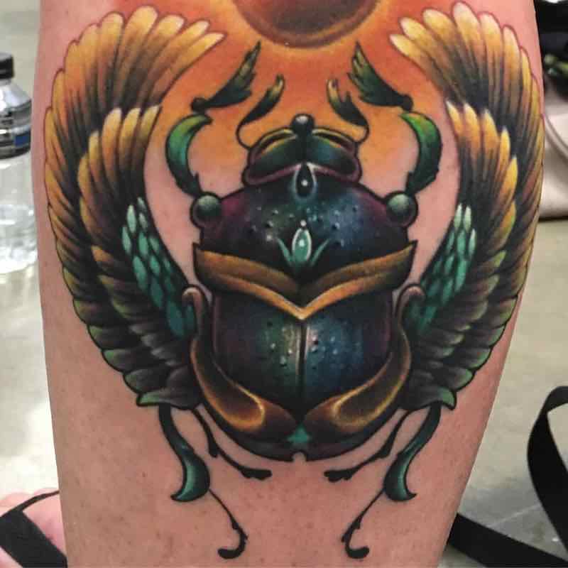 Beetle Tattoo by Kyle Cotterman