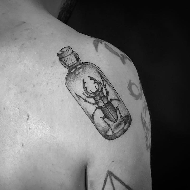 Beetle Tattoo by Tom Tom Tatt