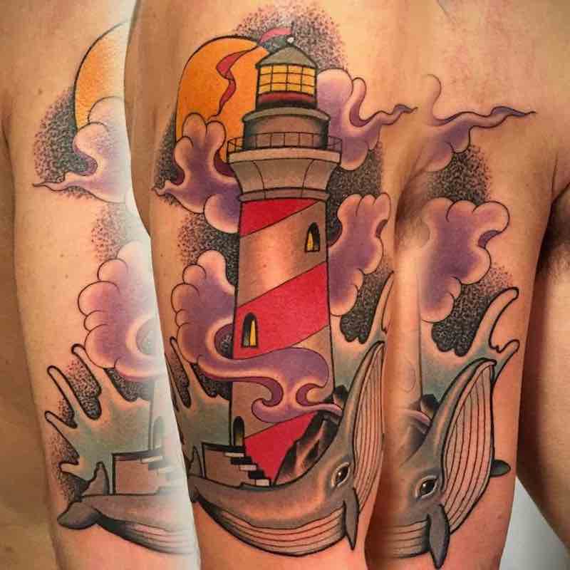 Lighthouse Tattoo 2 by Fulvio Vaccarone