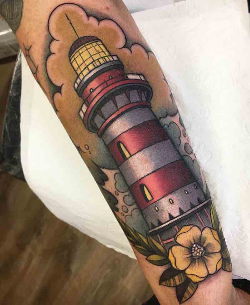 Lighthouse Tattoo by Enrik Gispert