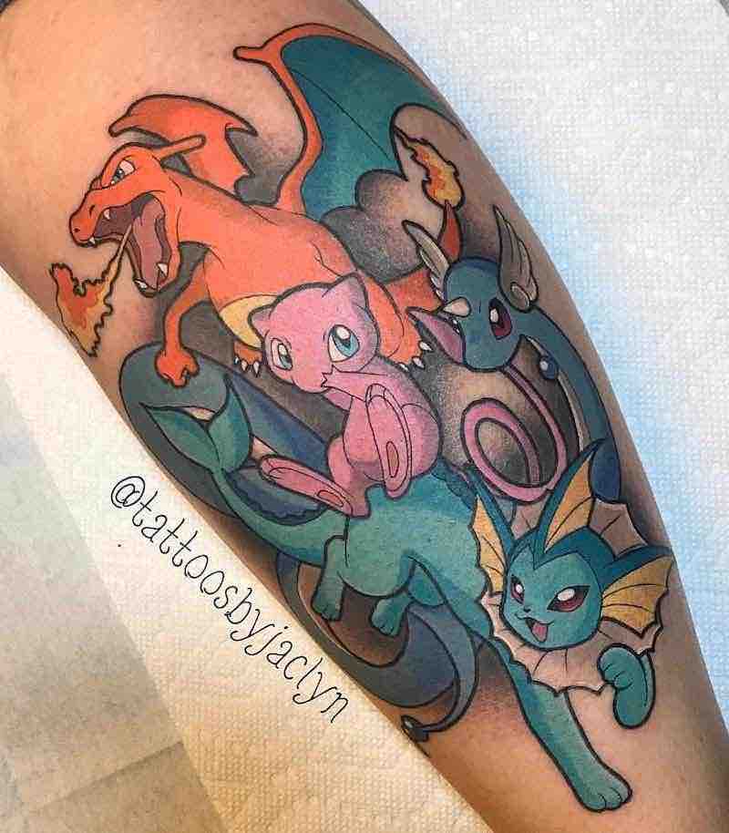 Pokemon Tattoo 2 by Jackie Huertas
