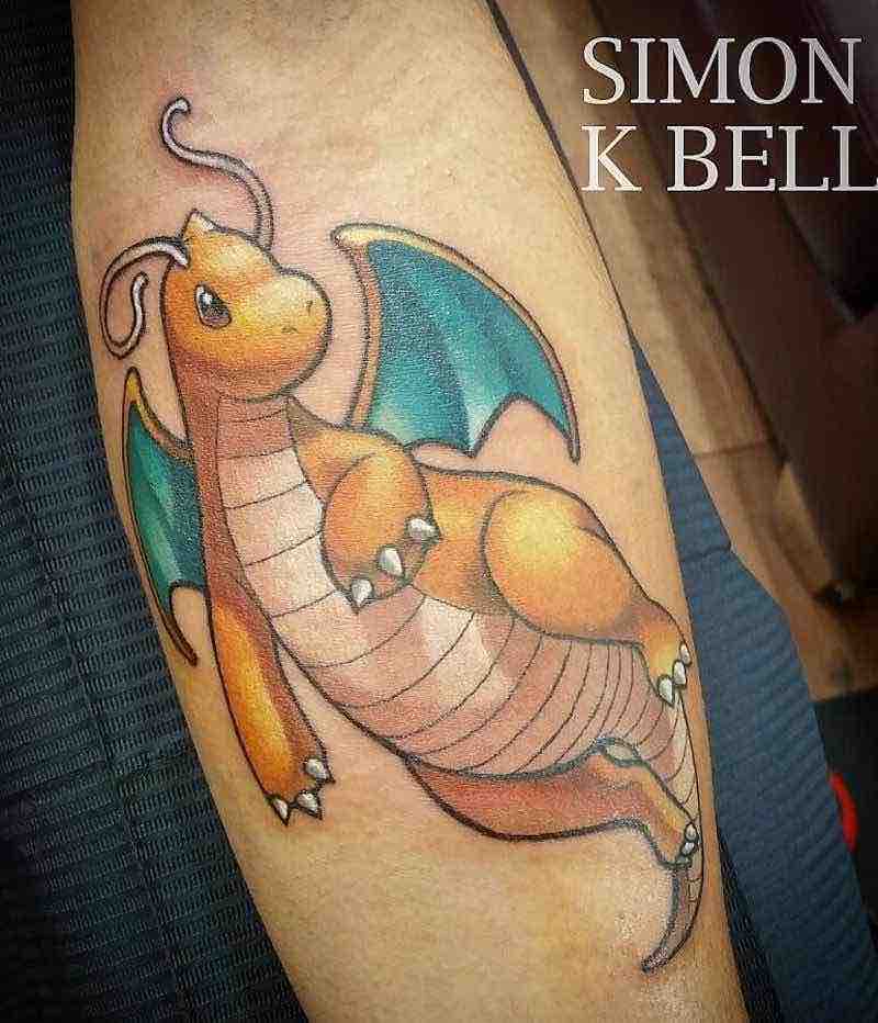 Pokemon Tattoo 2 by Simon K Bell