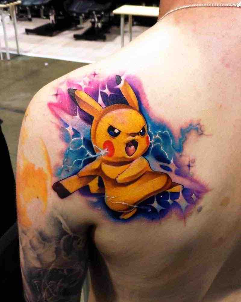 Pokemon Tattoo 3 by Steven Compton