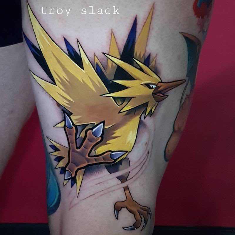 Pokemon Tattoo 3 by Troy Slack