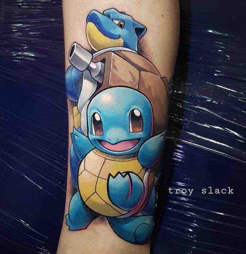 Pokemon Tattoo 4 by Troy Slack