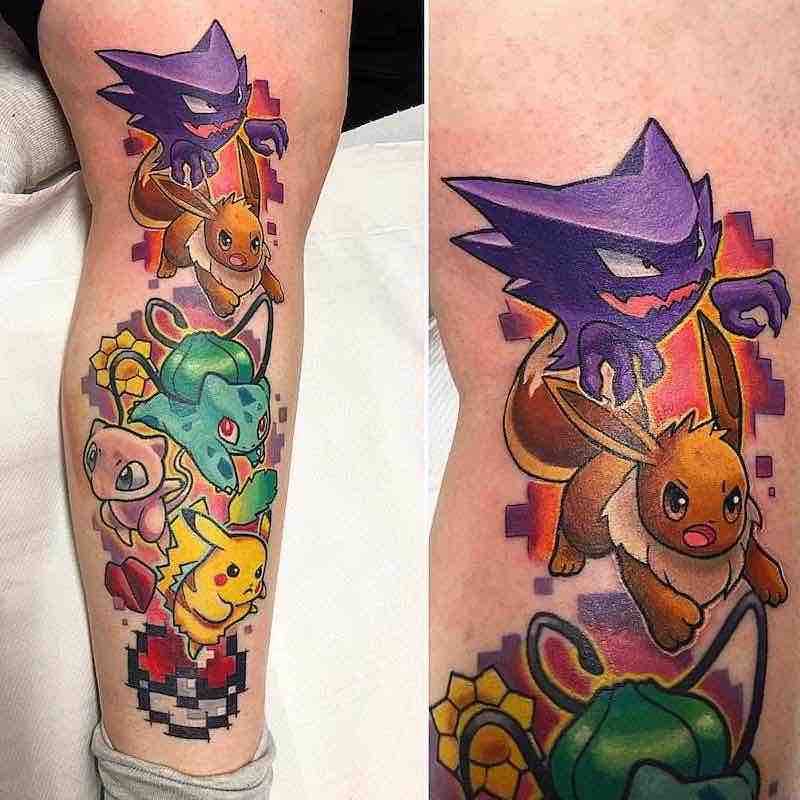 Pokemon Tattoo 5 by Chris Hill