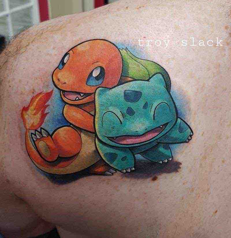 Pokemon Tattoo 7 by Troy Slack