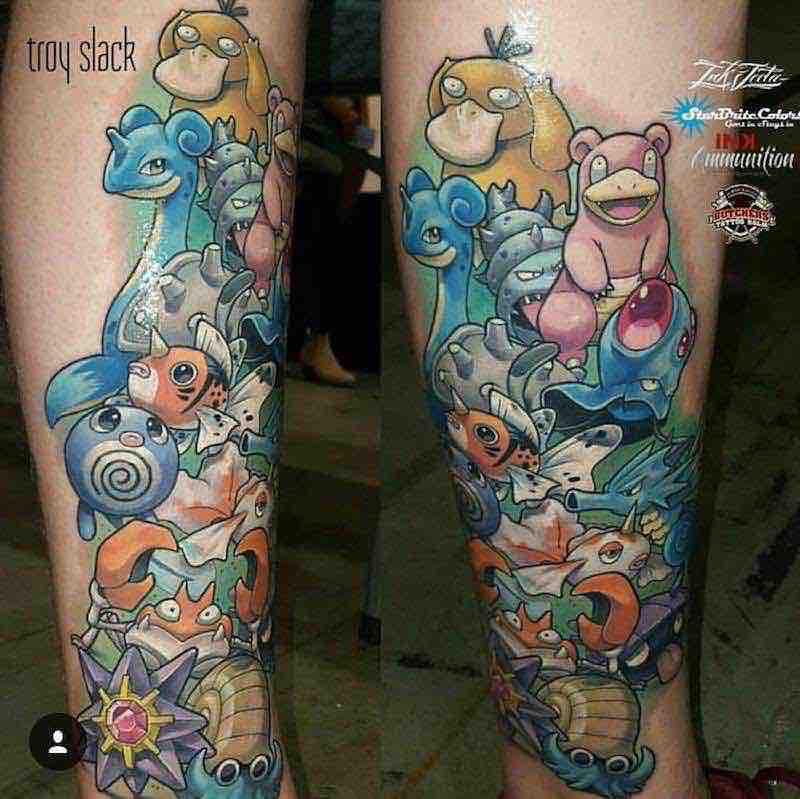 Pokemon Tattoo Troy Slack