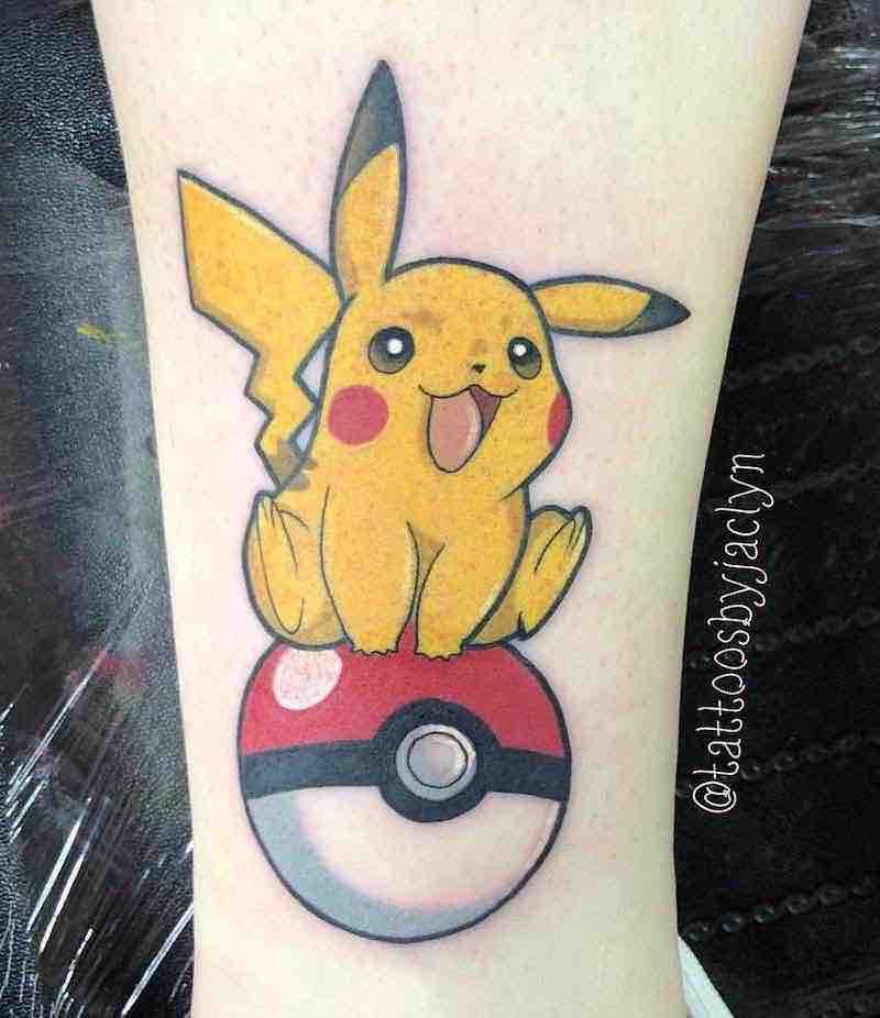 Pokemon Tattoo by Jackie Huertas