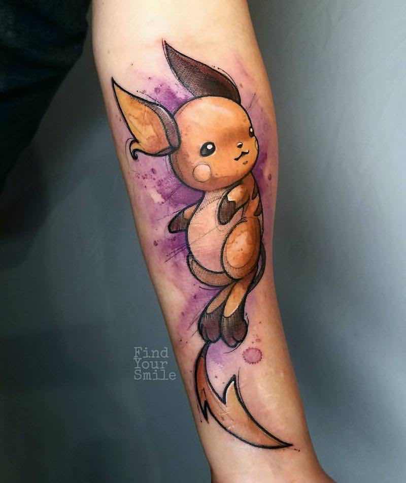 Pokemon Tattoo by Russell Van Schaick