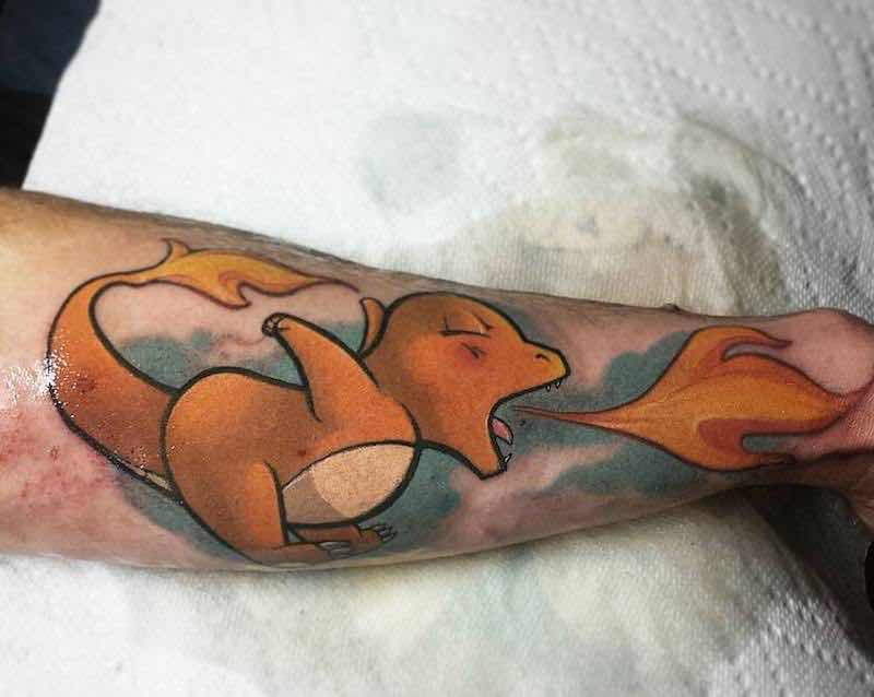 Pokemon Tattoo by Thom Bulman