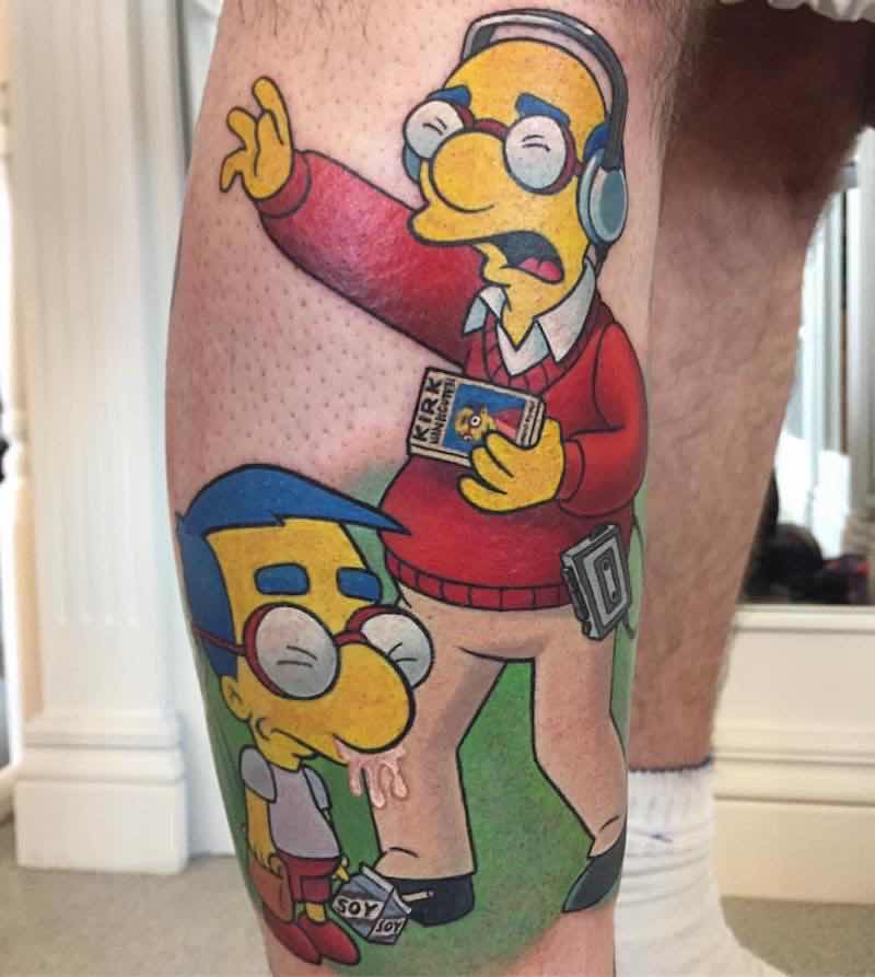 Simpsons Tattoo 2 by Michelle Maddison