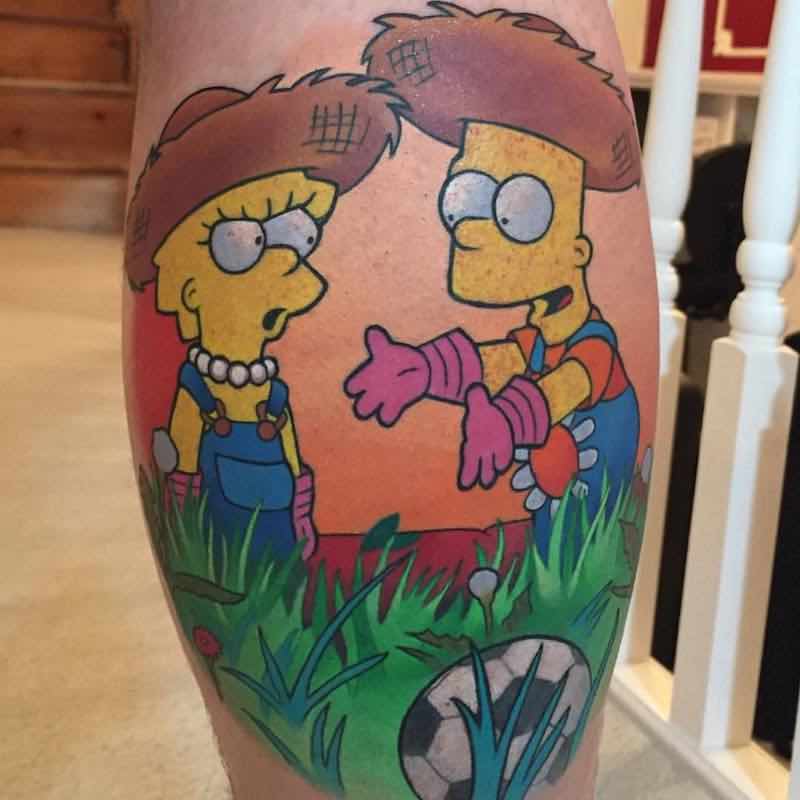 Simpsons Tattoo 4 by Michelle Maddison