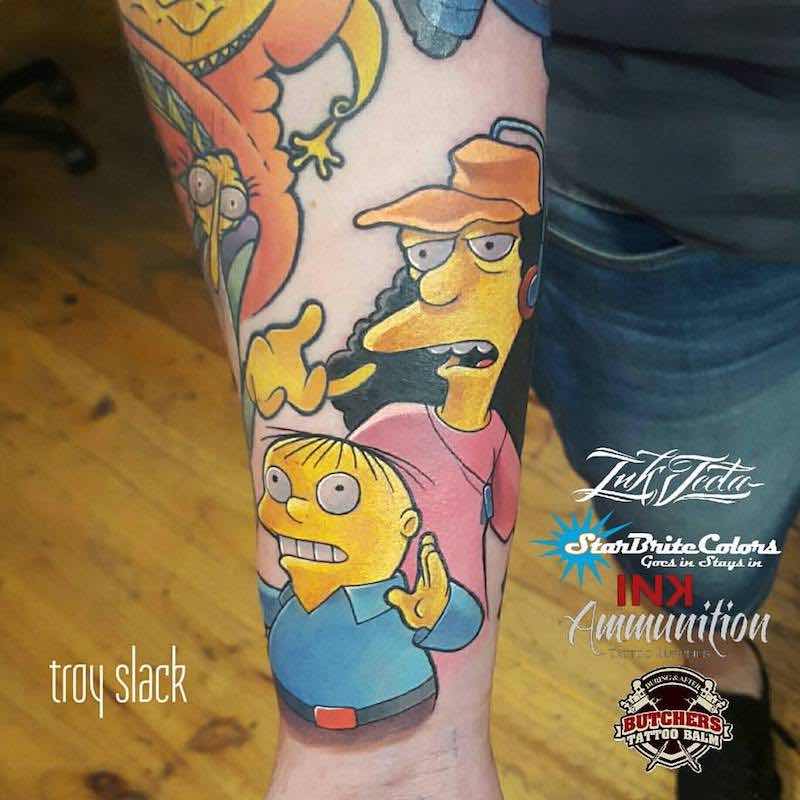 Simpsons Tattoo 5 by Troy Slack