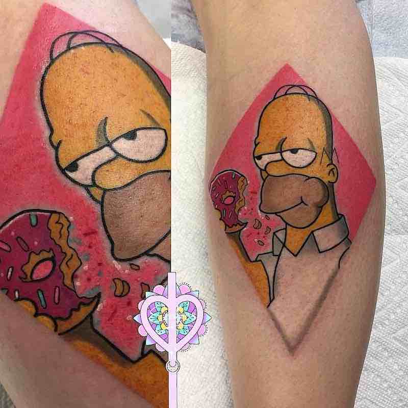 Simpsons Tattoo by Sarai