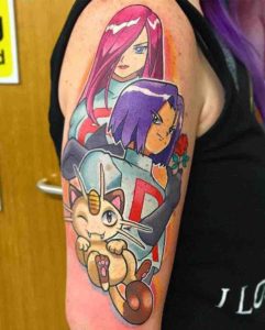 Team Rocket Pokemon Tattoo by Chris Hill