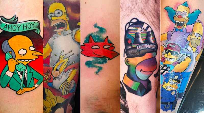 The Simpsons Tattoos cover