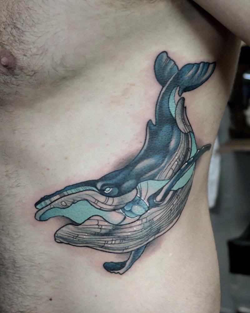Whale Tattoo 3 by Gianpiero Cavaliere